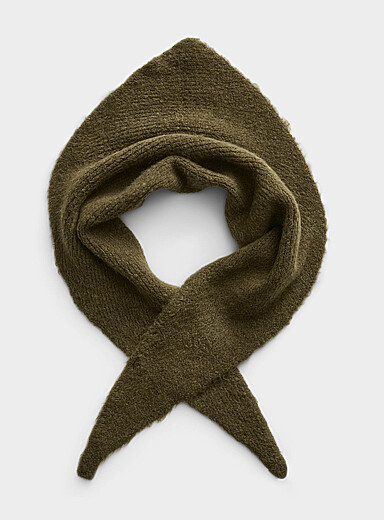 Solid triangle warm scarf | Simons