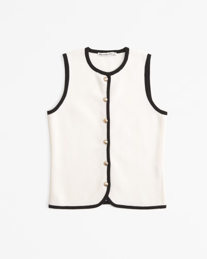 The A&F Mara Crew Sweater Vest | Abercrombie & Fitch (US)