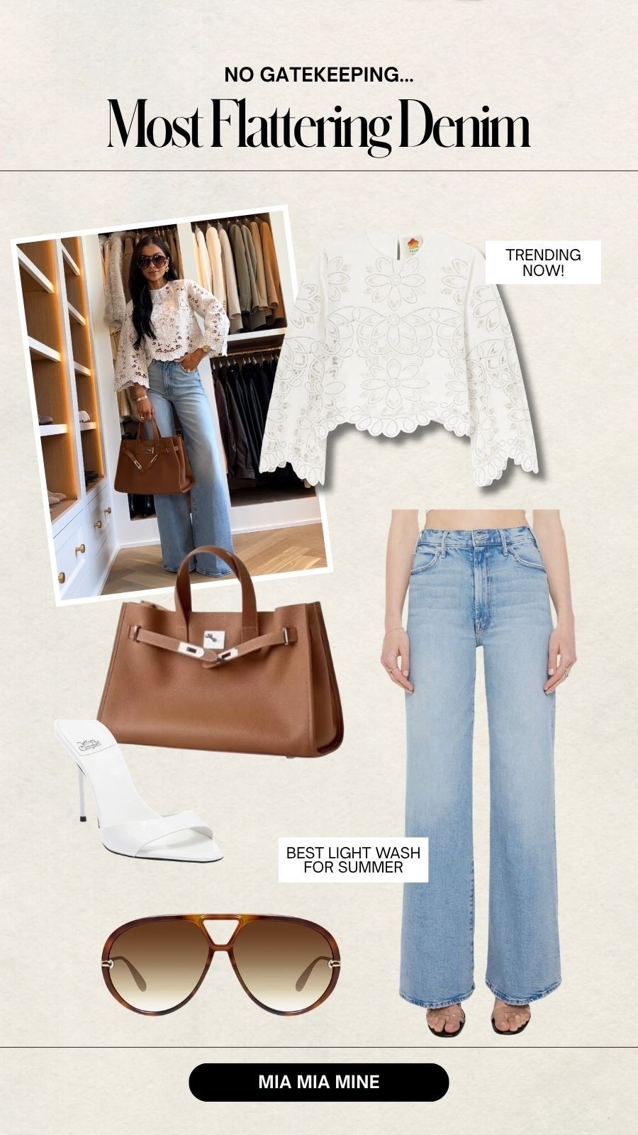 These Mother hustler jeans are the most flattering pair you can buy for summer! I’m 5’2 and wearing the regular length with a farm Rio lace top and platform heels. Styled with an Amazon Hermes tote for a chic summer outfit.

#LTKootd #LTKMothersDay #LTKSeasonal