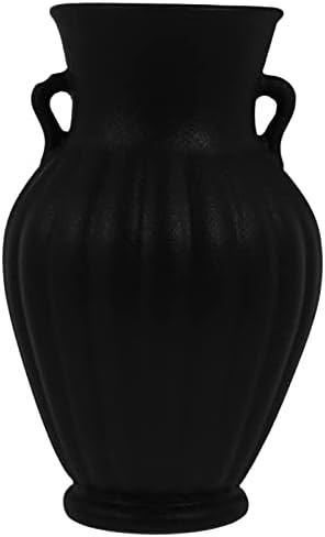 Ceramic Flower Vase Floral Pots: Elegant Glazed Floral Vase with 2 Handles Decorative Plant Containe | Amazon (US)