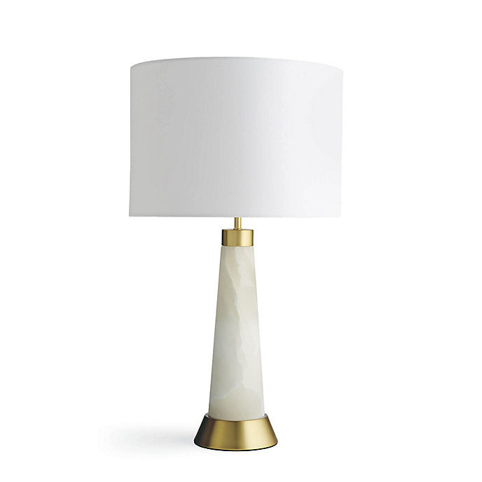 Beverly Alabaster Obelisk Table Lamp | Frontgate | Frontgate