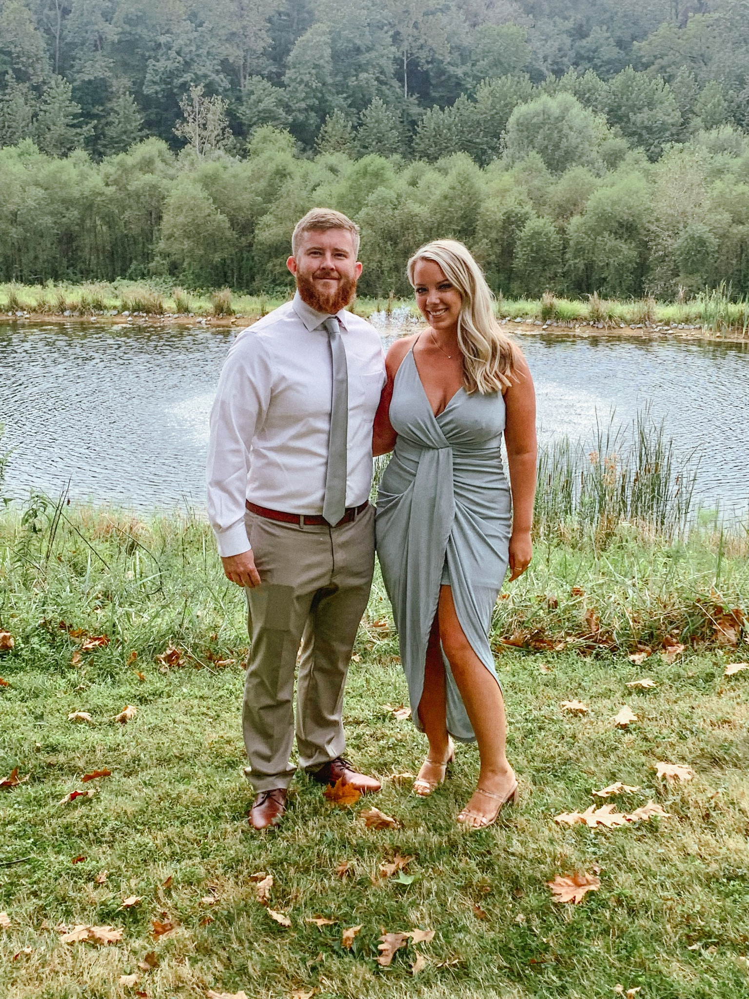 Wedding guest dress / couple outfits / wedding guest menswear/ flattering dresses / formal dresses / sage green dresses / sage blue dresses / eucalyptus dress 

#LTKunder100 #LTKfamily #LTKwedding