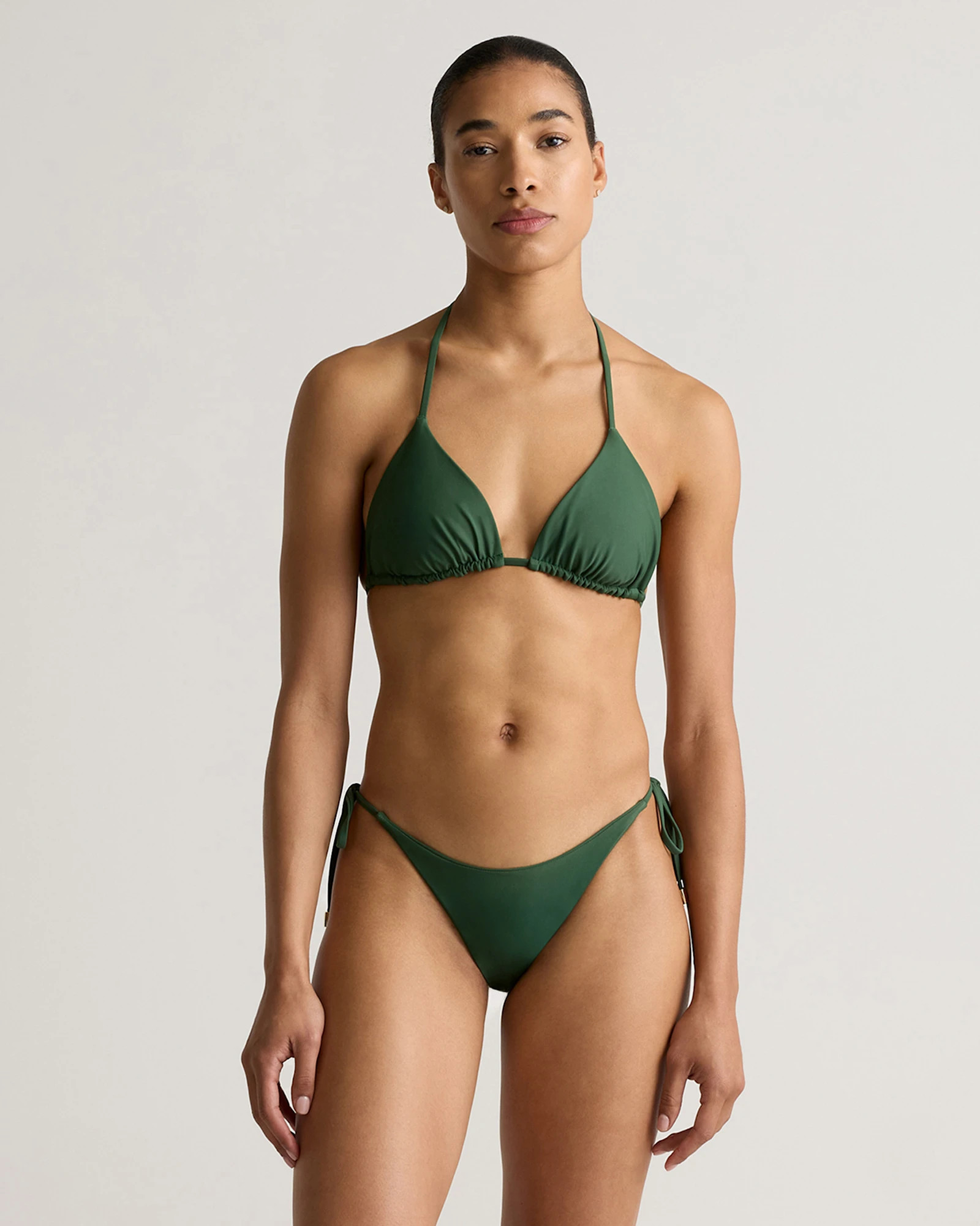 Italian Triangle Bikini Top in Palm | Quince