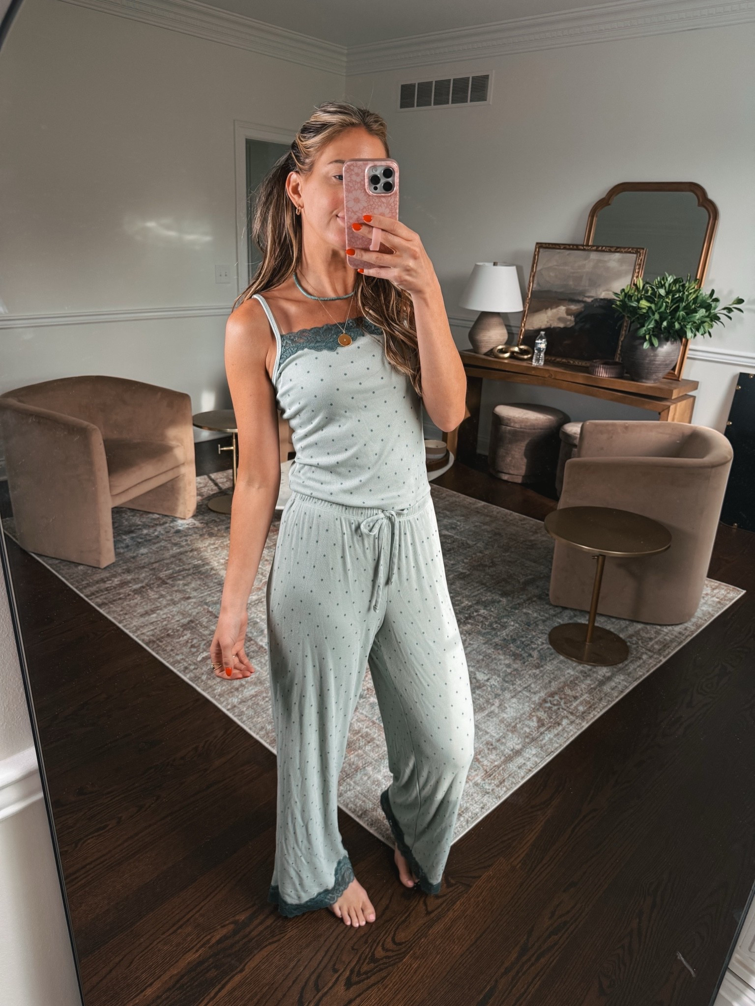 These new pjs from Walmart are the perfect slinky ribbed fabric! Cooling and super soft 👏🏼

#LTKgrwm #LTKootd #LTKmomlife