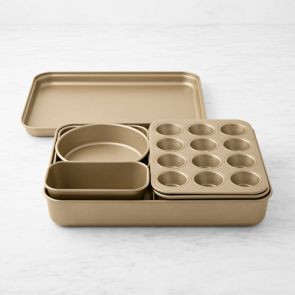 Williams Sonoma Goldtouch® Space Saving Bakeware, Set of 9 | Williams-Sonoma