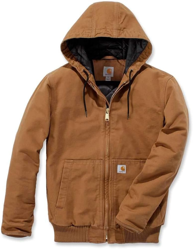 Carhartt Men's Loose Fit Washed Duck Insulated Active Jacket | Amazon (US)