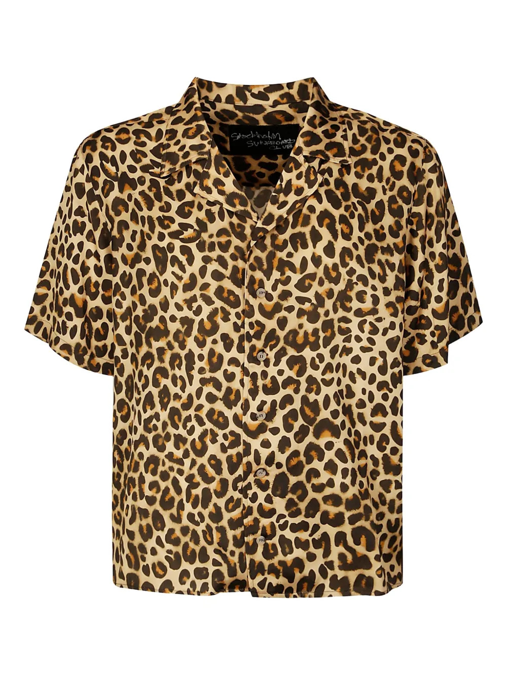 Stockholm Surfboard Club leopard-print Shirt | Neutrals | FARFETCH | Farfetch Global