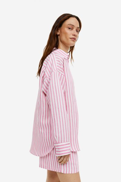 Linen-blend Shirt | H&M (US + CA)