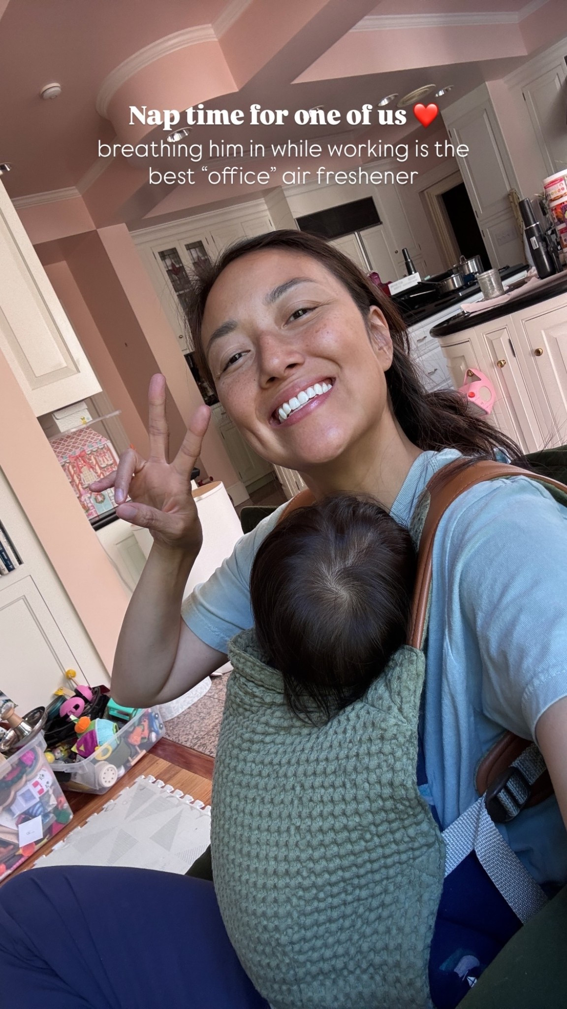 breathing him in while working is the best “office” air freshener.  Nap time for one of us ❤️

#LTKFamily #LTKHome #LTKKids