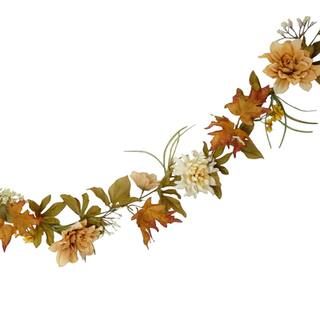 6ft. Toast & Cream Dahlia Garland by Ashland® | Michaels | Michaels Stores