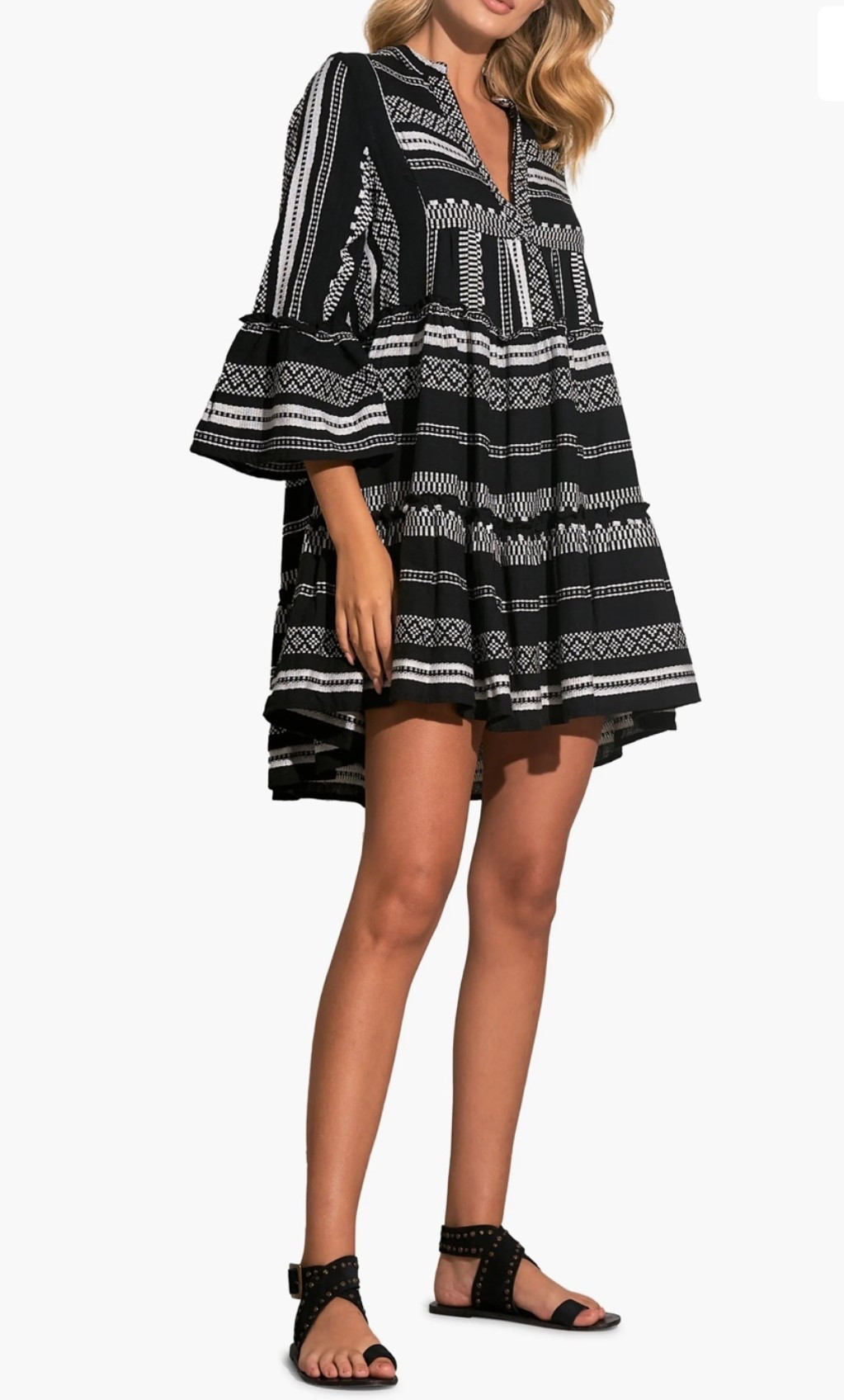 I’ve been loving this beautiful boho swing dress from Elan so it was on repeat on my European holiday in Portugal! The cotton fabric is absorbent enough to make this dress an amazing cover up. The bell sleeves and a line tiers make this flattering on everyone. This year is available in black and white or white and black, and both are beautiful.

#LTKOver40 #LTKTravel #LTKSeasonal