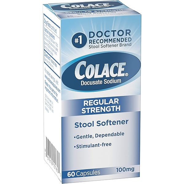 Colace Clear Soft Gels, Clear, 28 Count | Amazon (US)