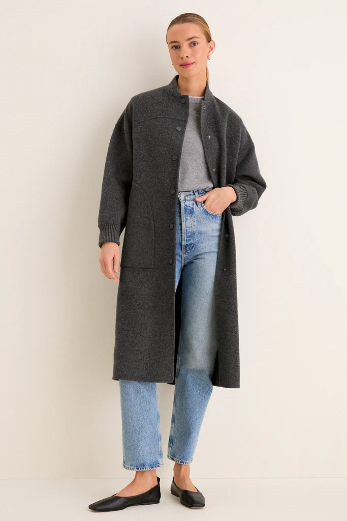 Dark Grey Alamaro Coat | Tuckernuck (US)