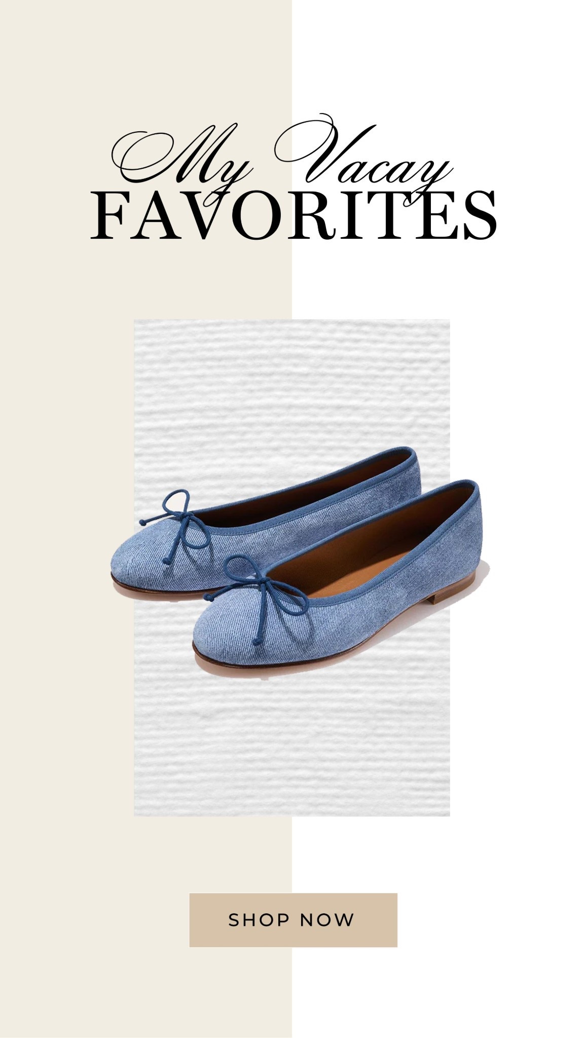 Chicest denim ballet flats! 

#LTKShoeCrush #LTKSeasonal #LTKStyleTip