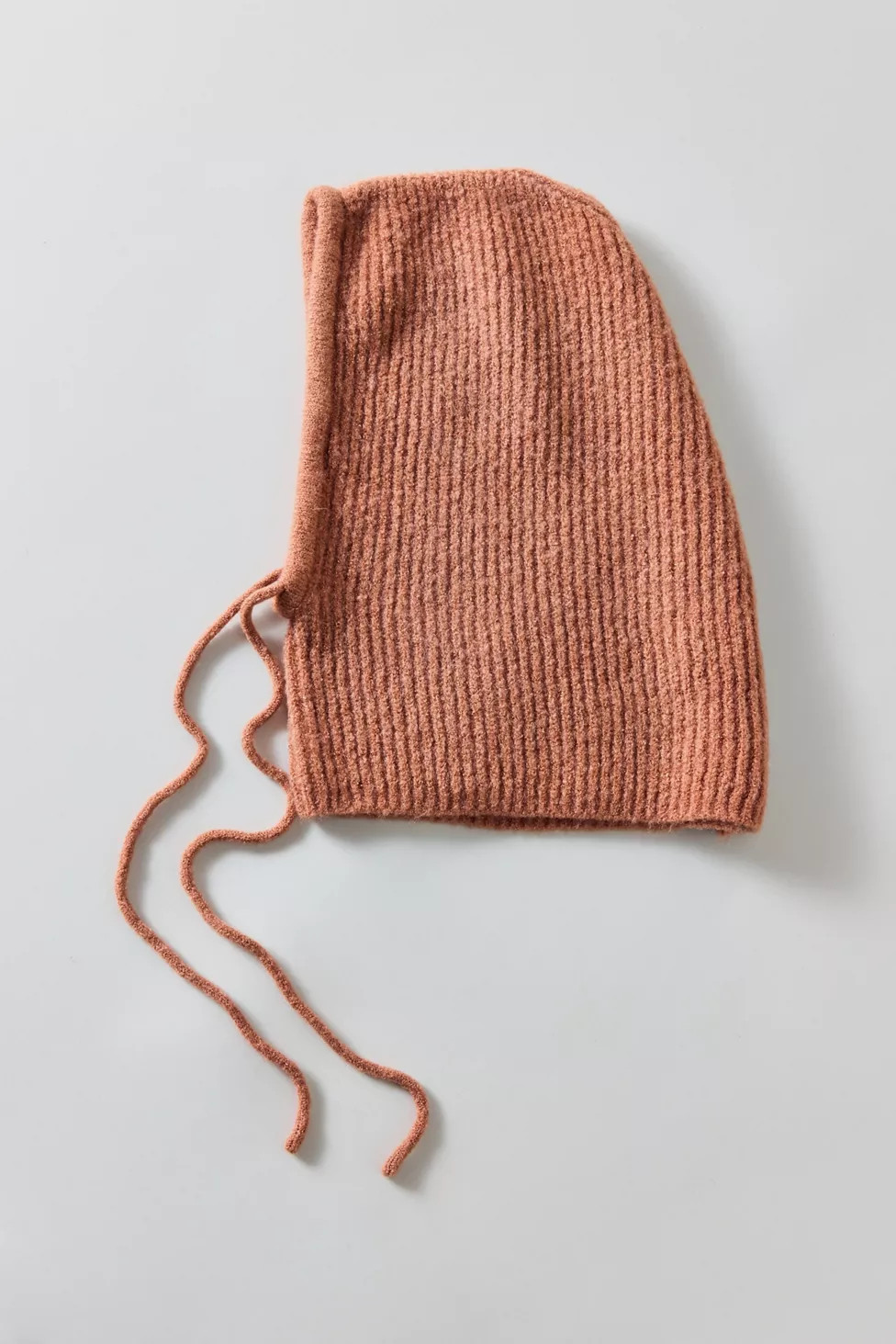 Ribbed Knit Tie Hood Balaclava | Urban Outfitters (US and RoW)