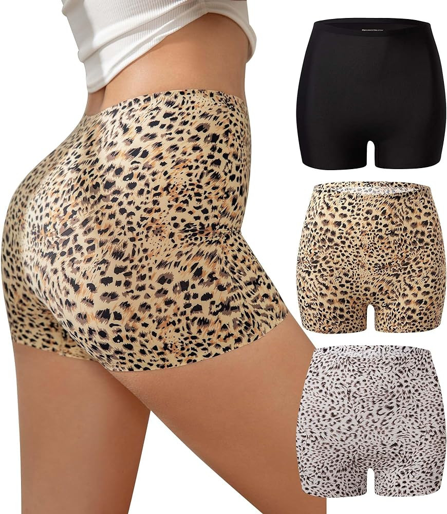 SHARICCA BoyShorts Panties for Women Seamless Soft Boy Shorts Underwear Short Boxer Briefs Anti C... | Amazon (US)