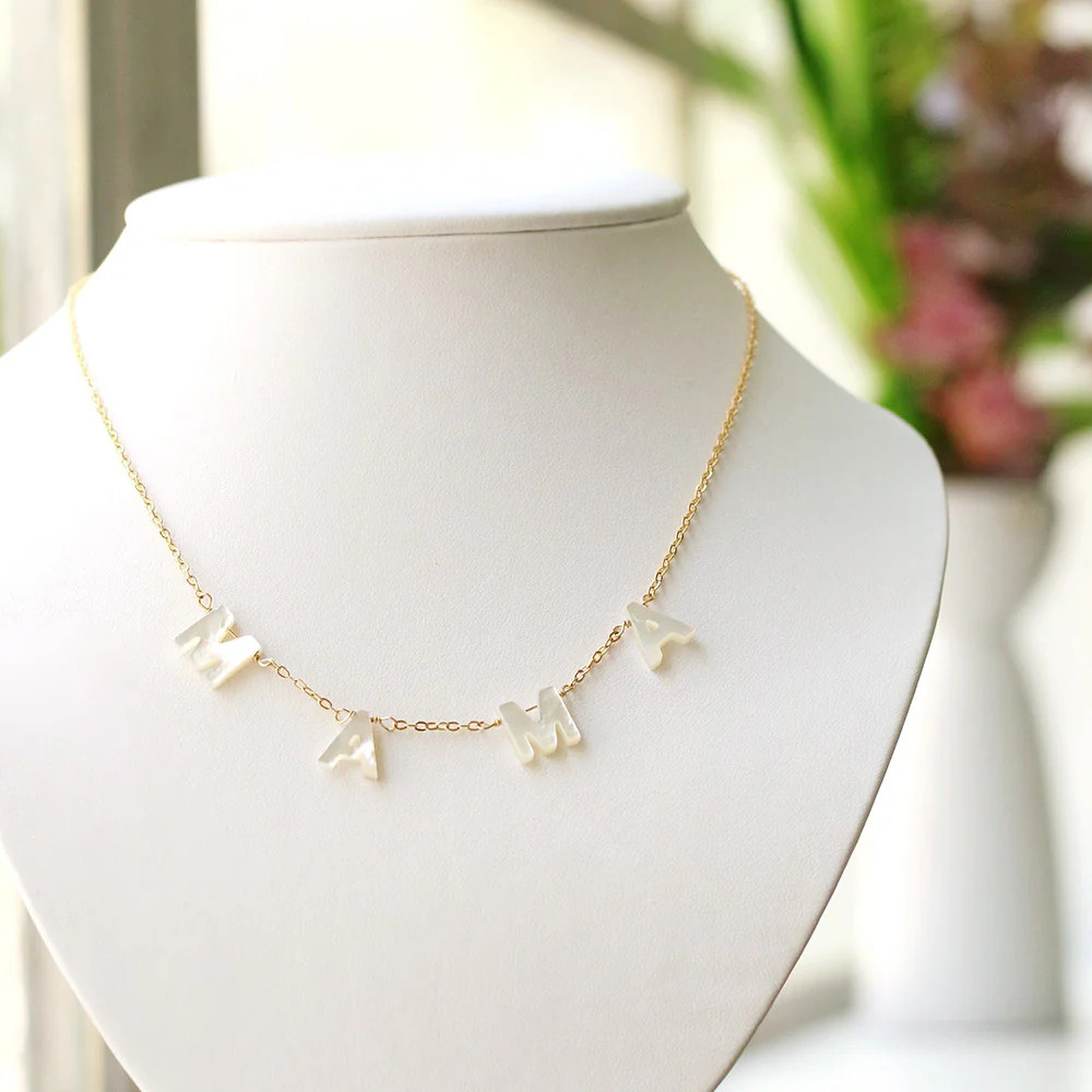 Top Title Necklace: Mama | Taudrey