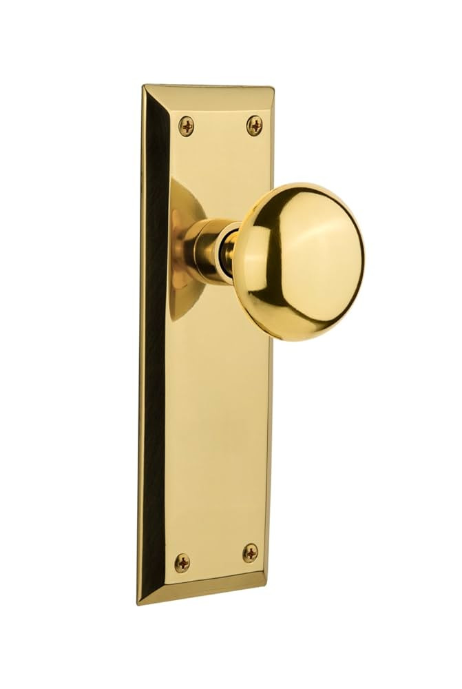 Nostalgic Warehouse New York Door Knob with Plate | Amazon (US)