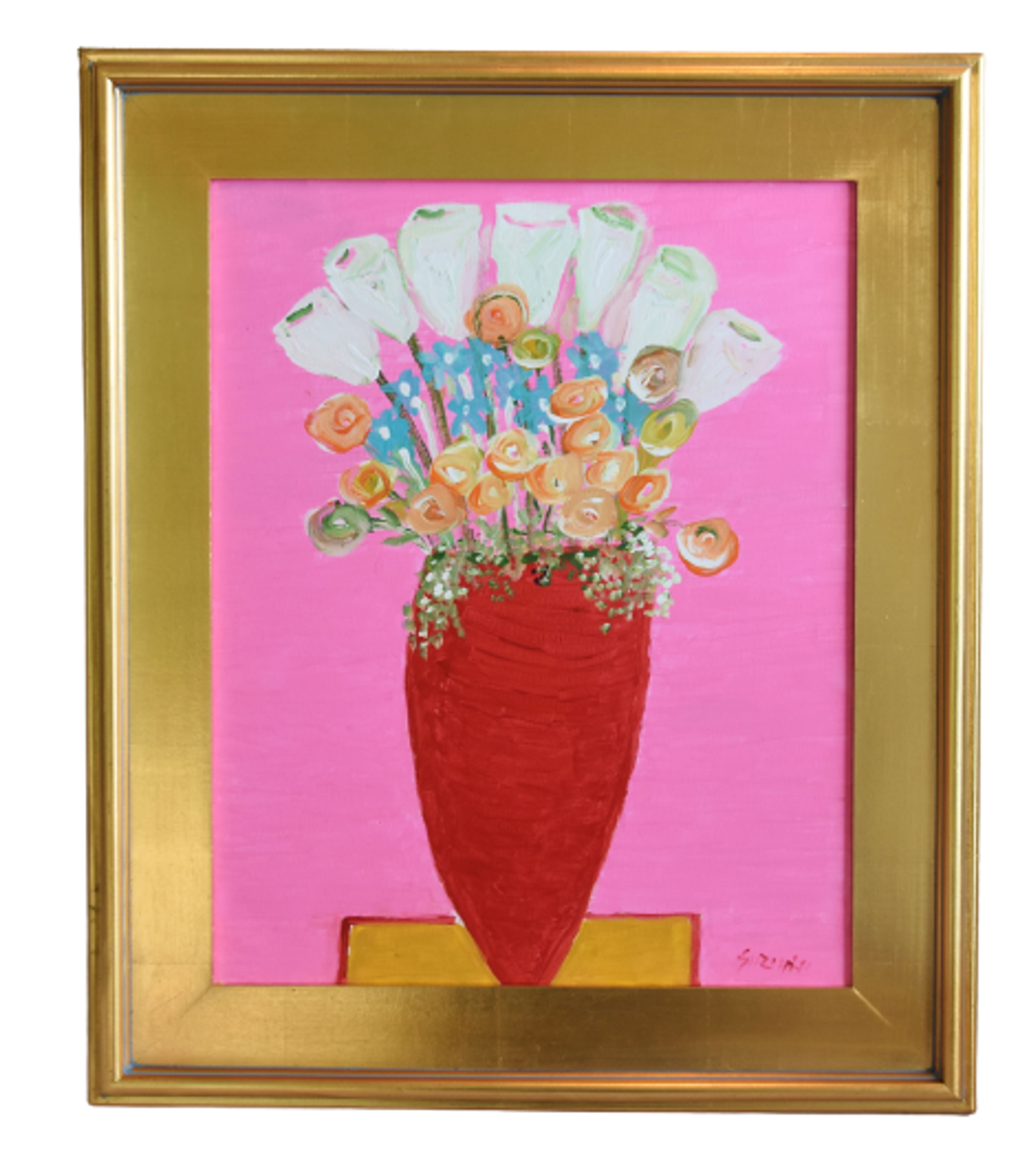 Juan Guzman Bouquet Flowers Painting | One Kings Lane