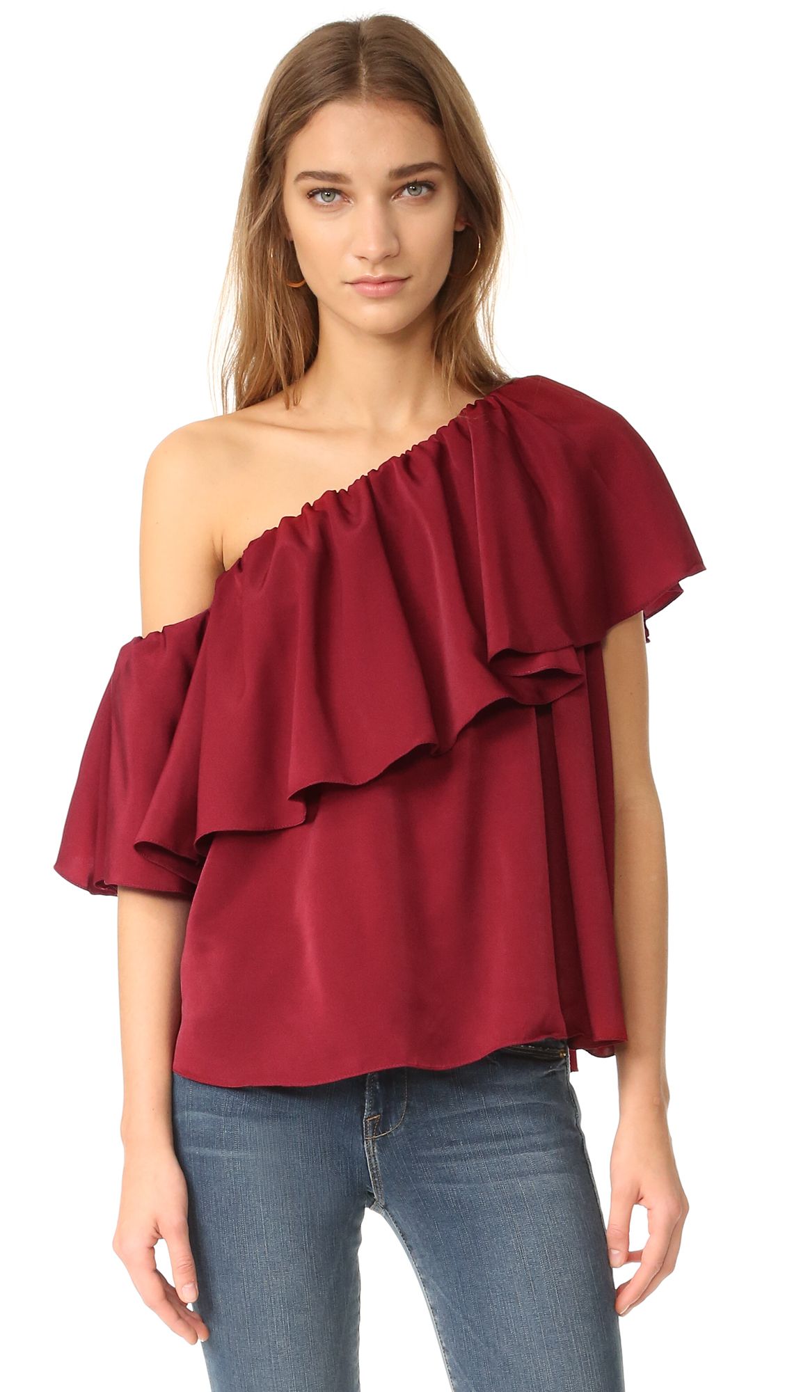 One Shoulder Maison Top | Shopbop