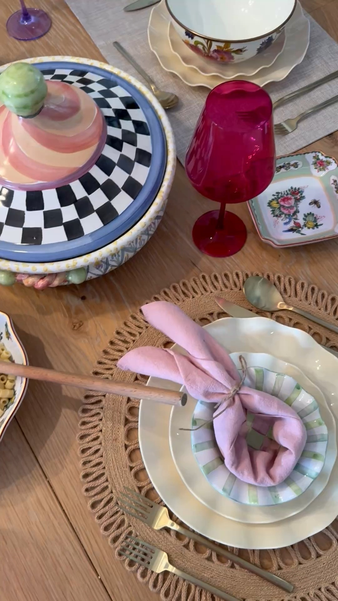 The tablescape is always my favorite part of hosting 🐰 

#LTKSeasonal #LTKOver40 #LTKdayinmylife