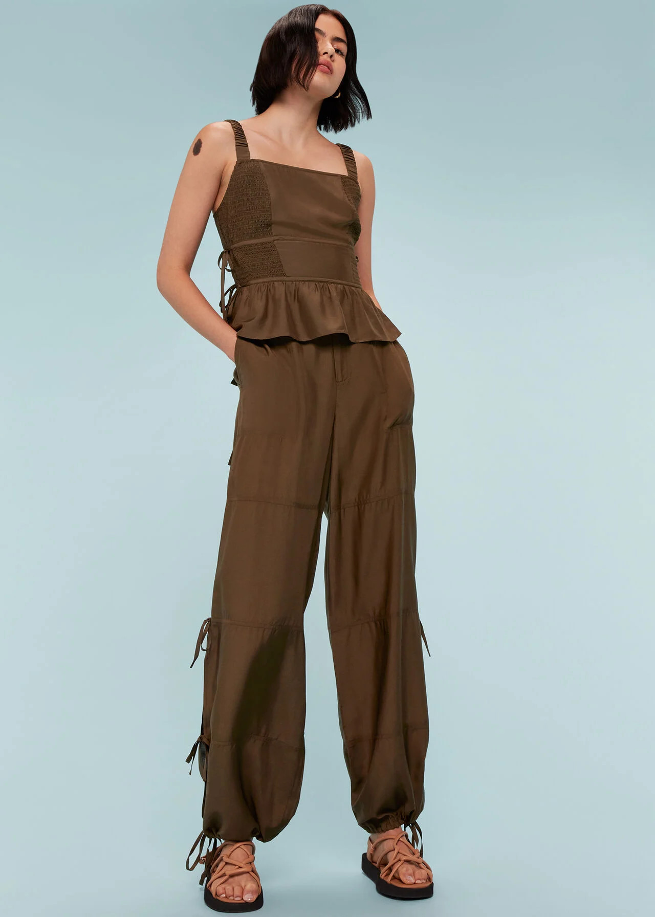 Tie Detail Trouser | Whistles