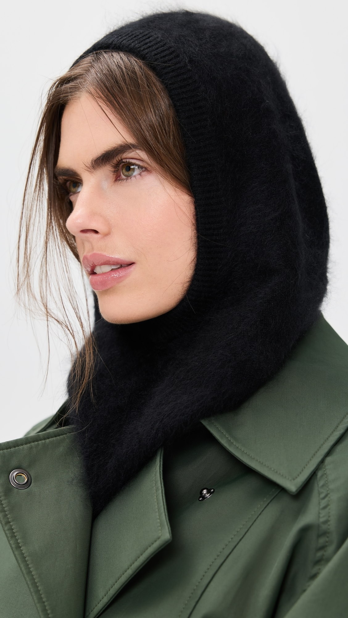 Brushed Cashmere Balaclava Hat | Shopbop