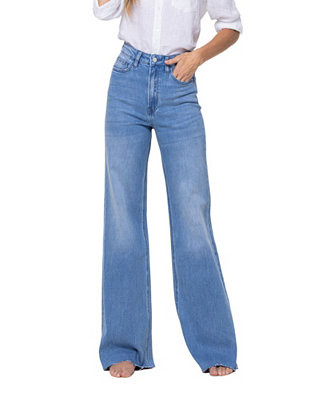 Women's Super High Rise Wide Leg Jeans | Macy's Canada