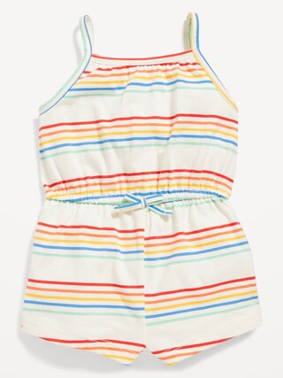 Printed Sleeveless Jersey-Knit Romper for Baby | Old Navy (US)