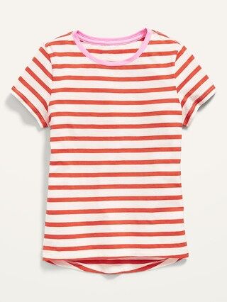 Softest Short-Sleeve Printed T-Shirt for Girls | Old Navy (US)