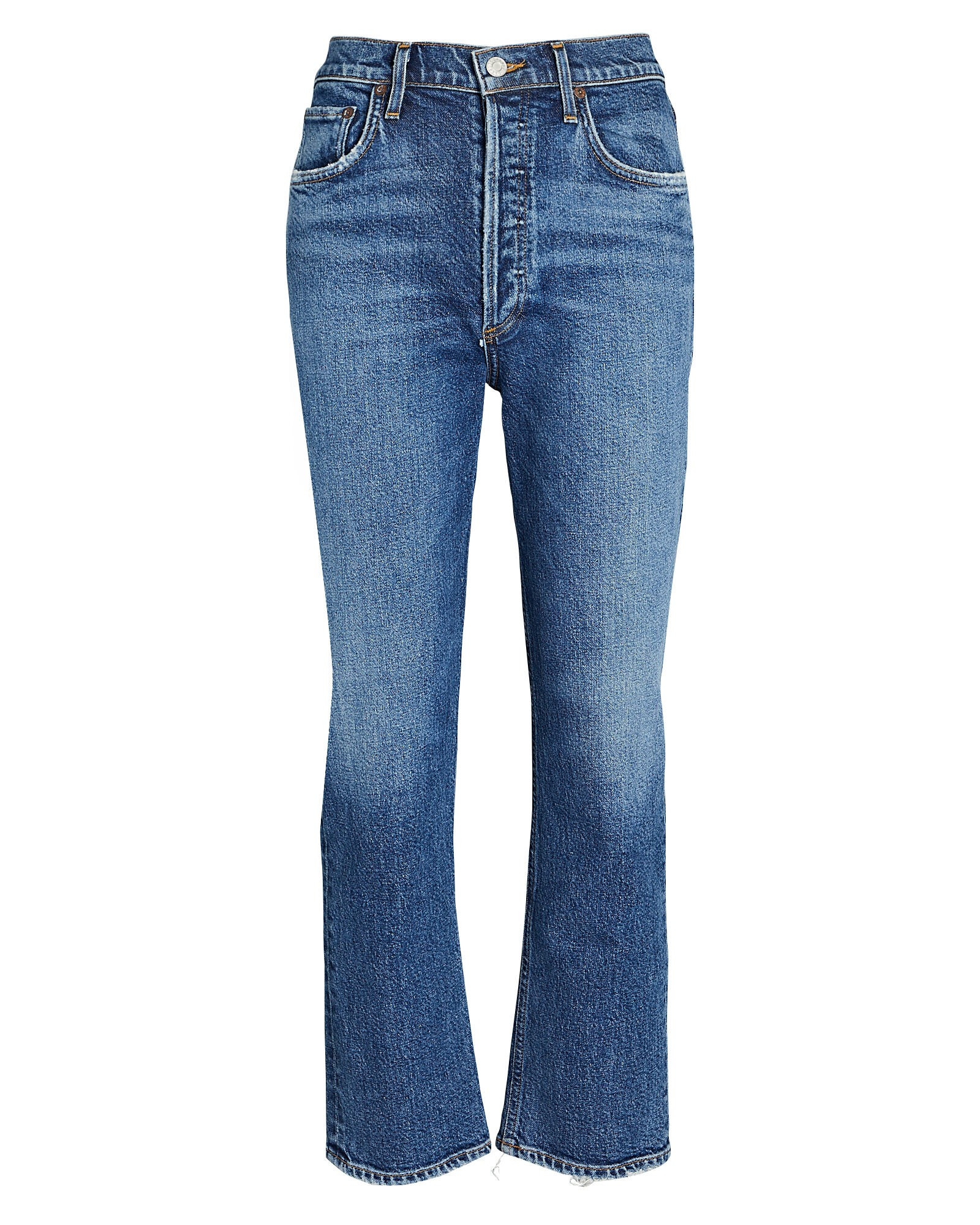 90's Pinch Waist High-Rise Straight Jeans | INTERMIX