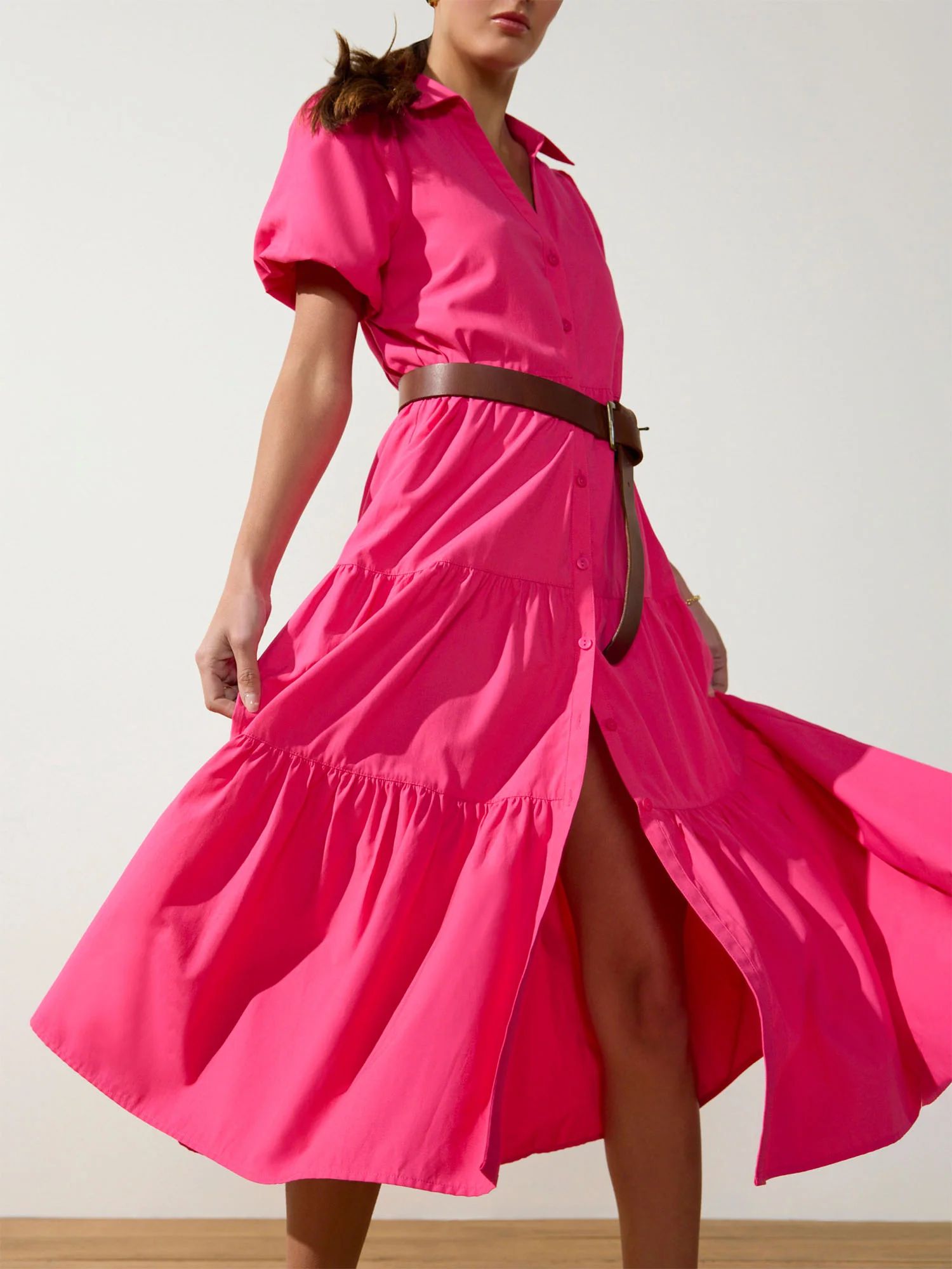 Brochu Walker | Women's Havana Dress in Hot Pink | Brochu Walker