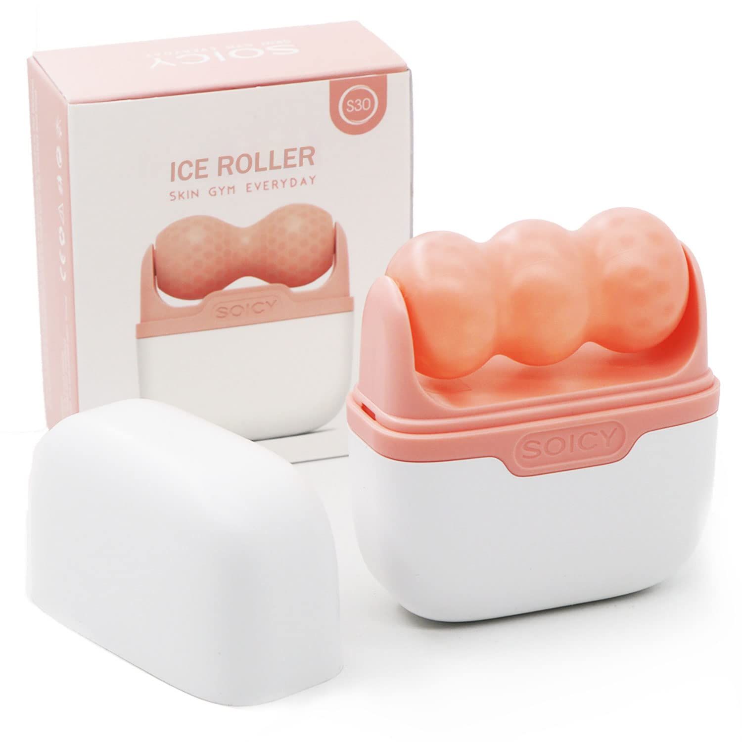 Ice Roller for Face and Eyes - Facial Skin Care Tools with 2 in 1 Roller and Travel Case to Reduc... | Amazon (US)
