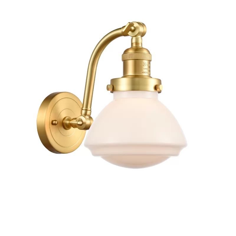 Chesterville 1 - Light Dimmable Armed Sconce | Wayfair North America