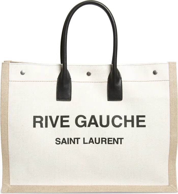 Noe Rive Gauche Logo Canvas Tote | Nordstrom
