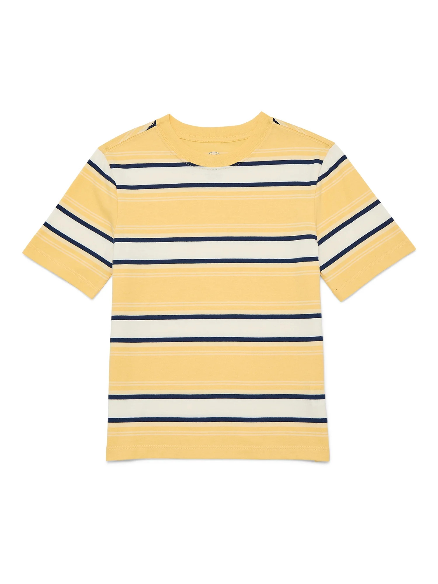 Wonder Nation Boys Short Sleeve Stripe T-Shirt, Sizes 4-18 & Husky | Walmart (US)