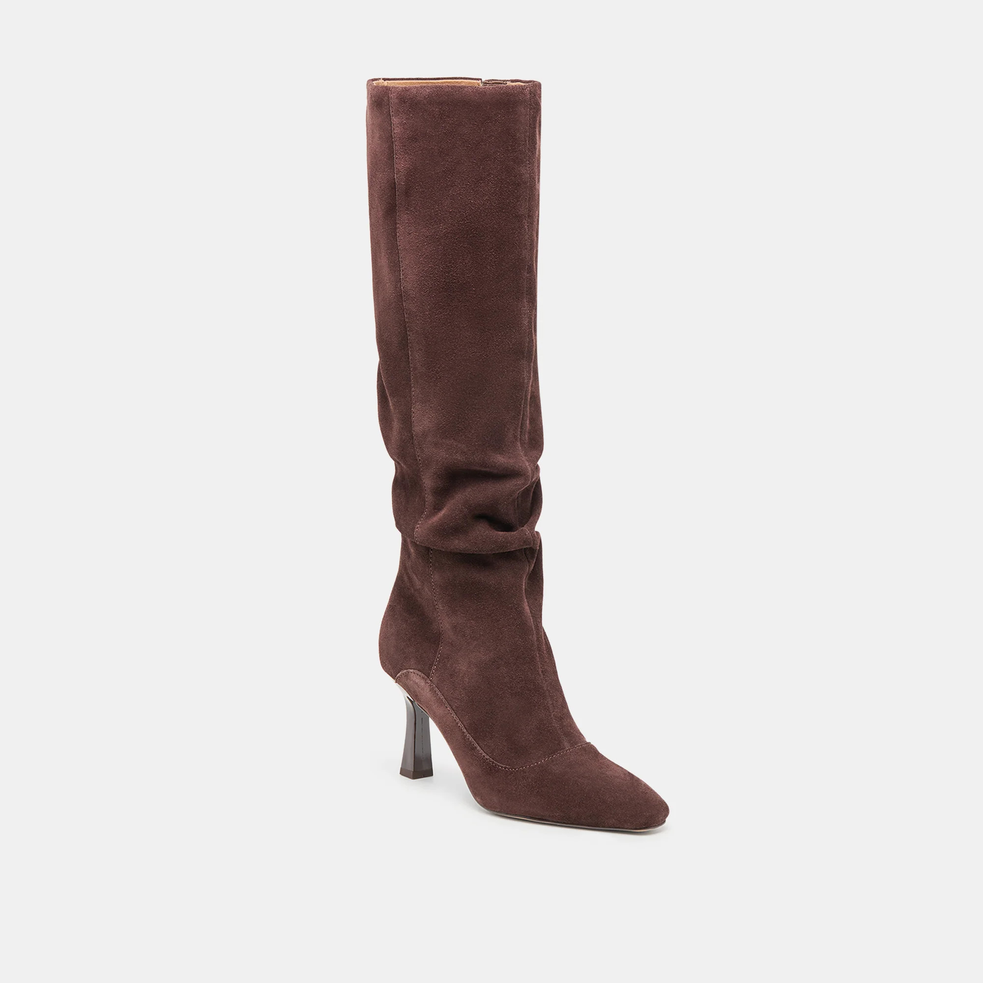Lousa Boots Mahogany Suede | DolceVita.com