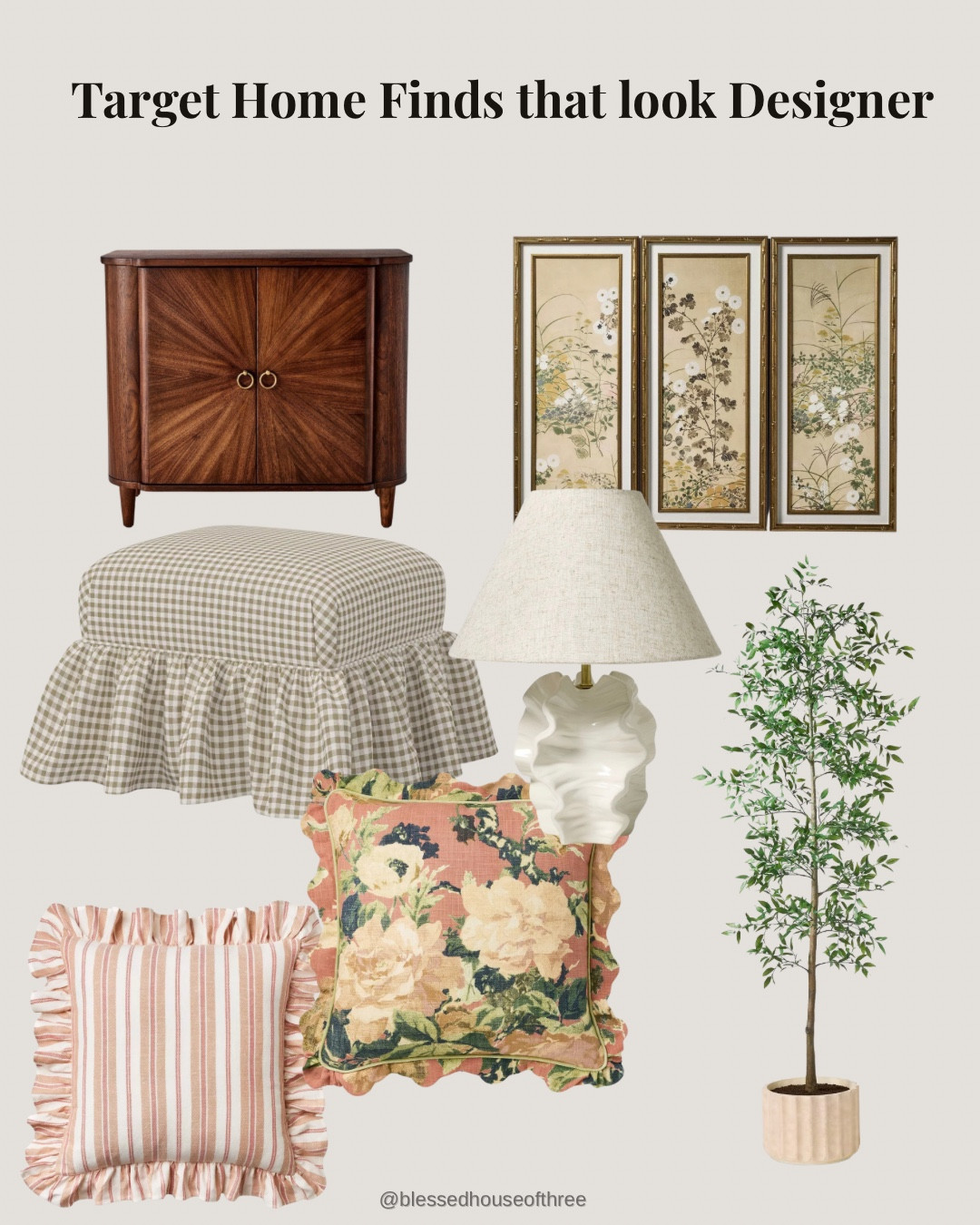 These Target home finds look way more expensive than they are 🤍 from furniture to decor accents that instantly elevate your space. Perfect if you love that high-end, designer look on a budget. Save this for your next Target run and come back to it when you’re styling shelves, consoles, or coffee tables.

#LTKFindsUnder50 #LTKHome #LTKSeasonal