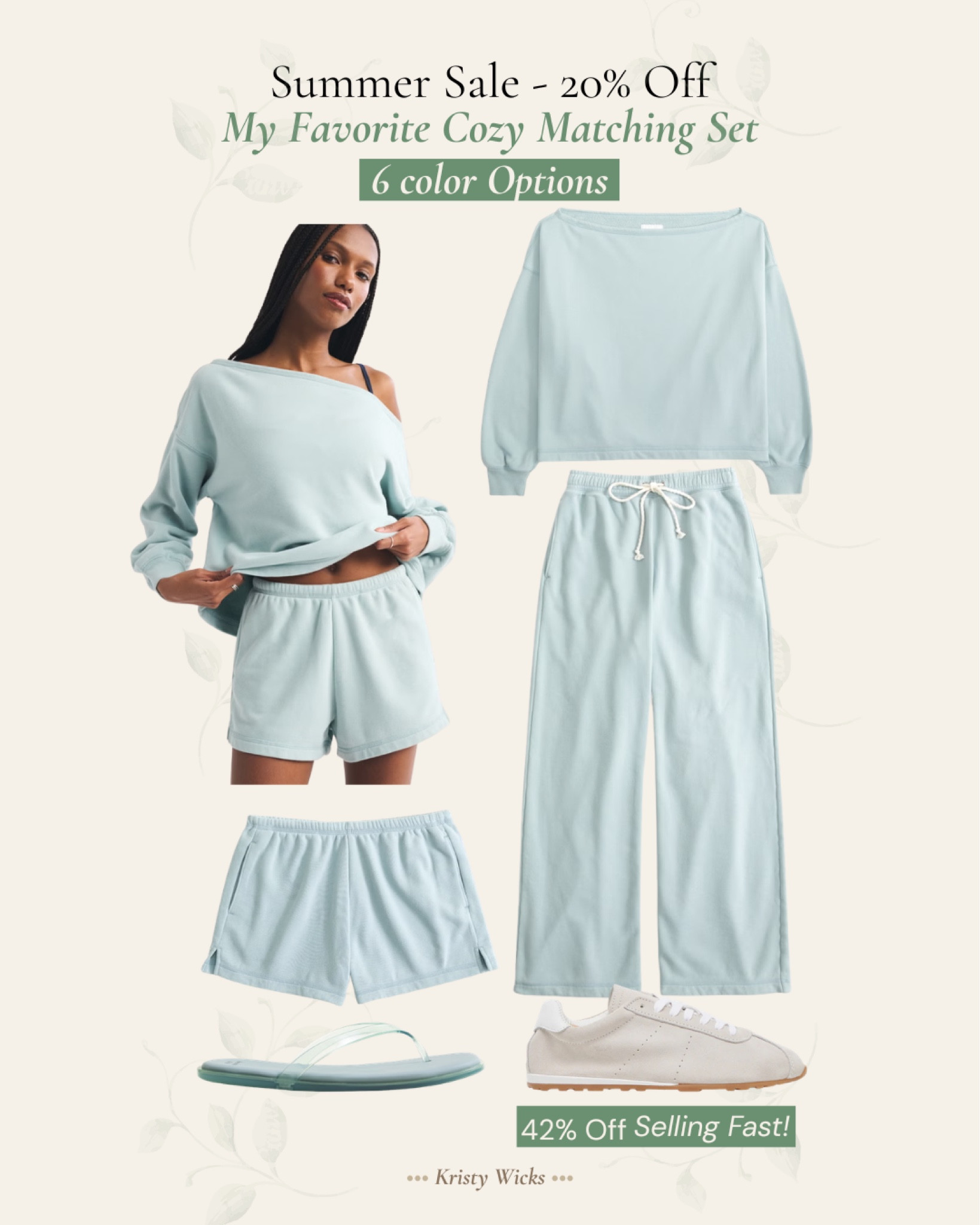 20% off Sale! My favorite set. I have this in a couple of colors. So comfy and perfect for casual days! 🤍

#LTKTravel #LTKfitnessgoals #LTKSaleAlert