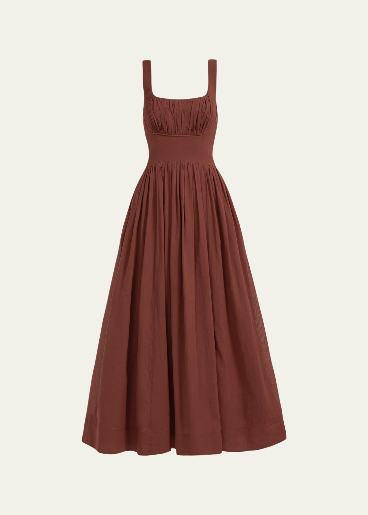 Aje Sunny Gathered Poplin Maxi Dress | Bergdorf Goodman