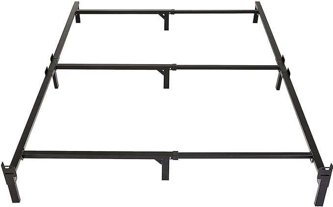 Amazon Basics Metal Bed Frame, 9-Leg Base for Box Spring and Mattress - Full, 74.5 x 53.5-Inches,... | Amazon (US)