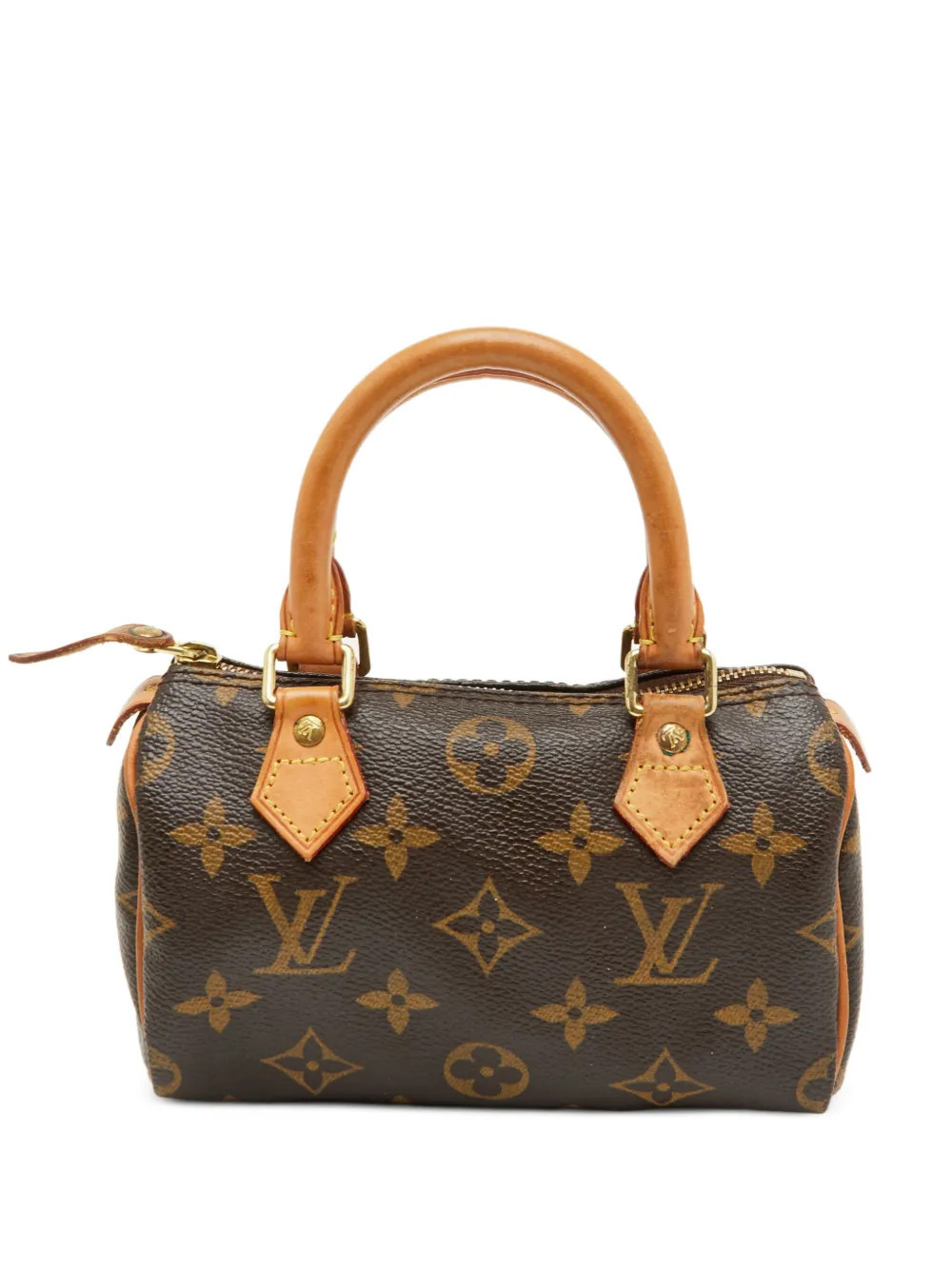 Louis Vuitton Pre-Owned Nano Speedy handbag - Brown | Farfetch Global