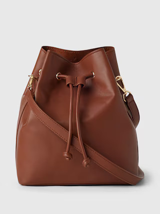 Vegan Leather Bucket Bag | Gap (US)