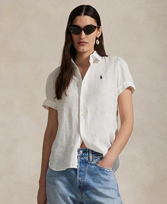 Women's Short-Sleeve Shirt | Macy's