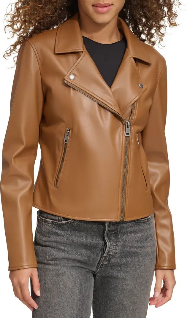 Shrunken Faux Leather Moto Jacket, Nordstrom Moto Jacket, Nsale Moto Jacket, Nordstrom Fall Sale,  | Nordstrom