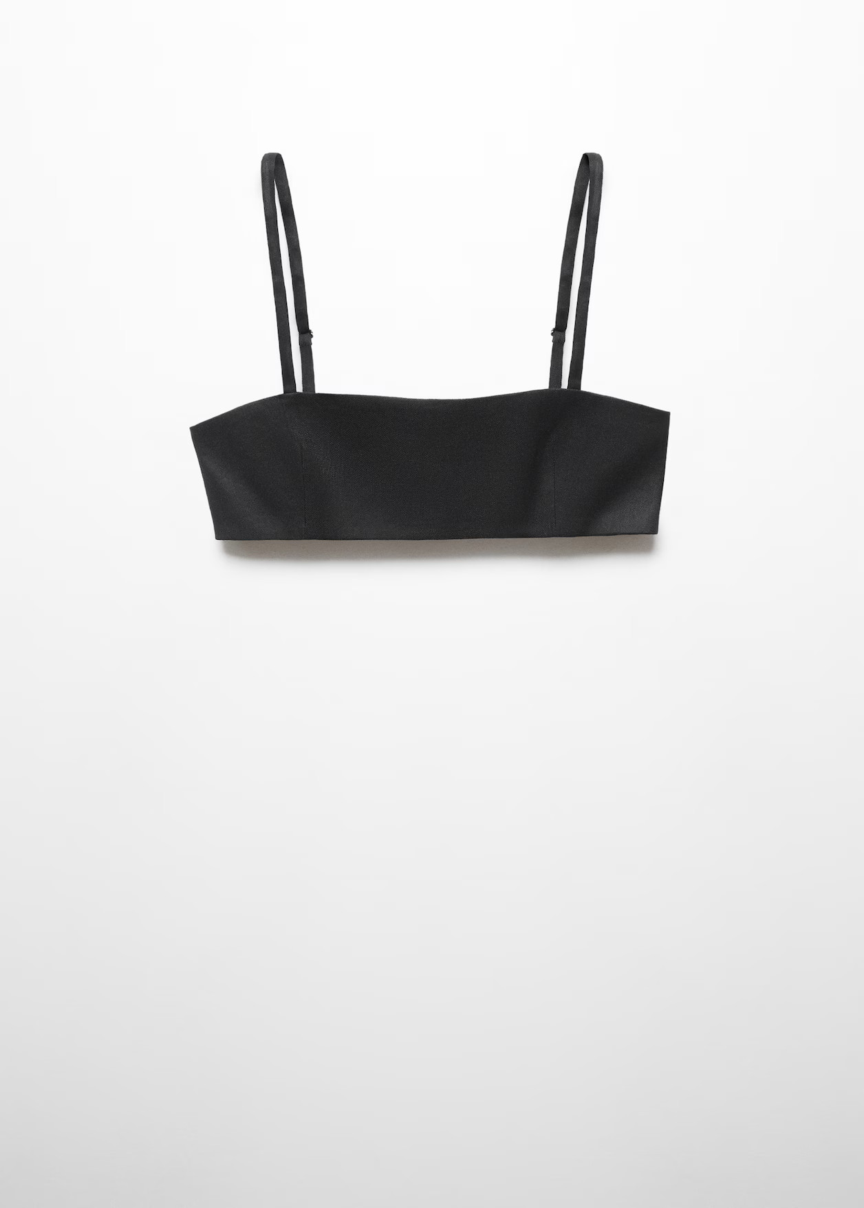 Linen crop top | MANGO (UK)