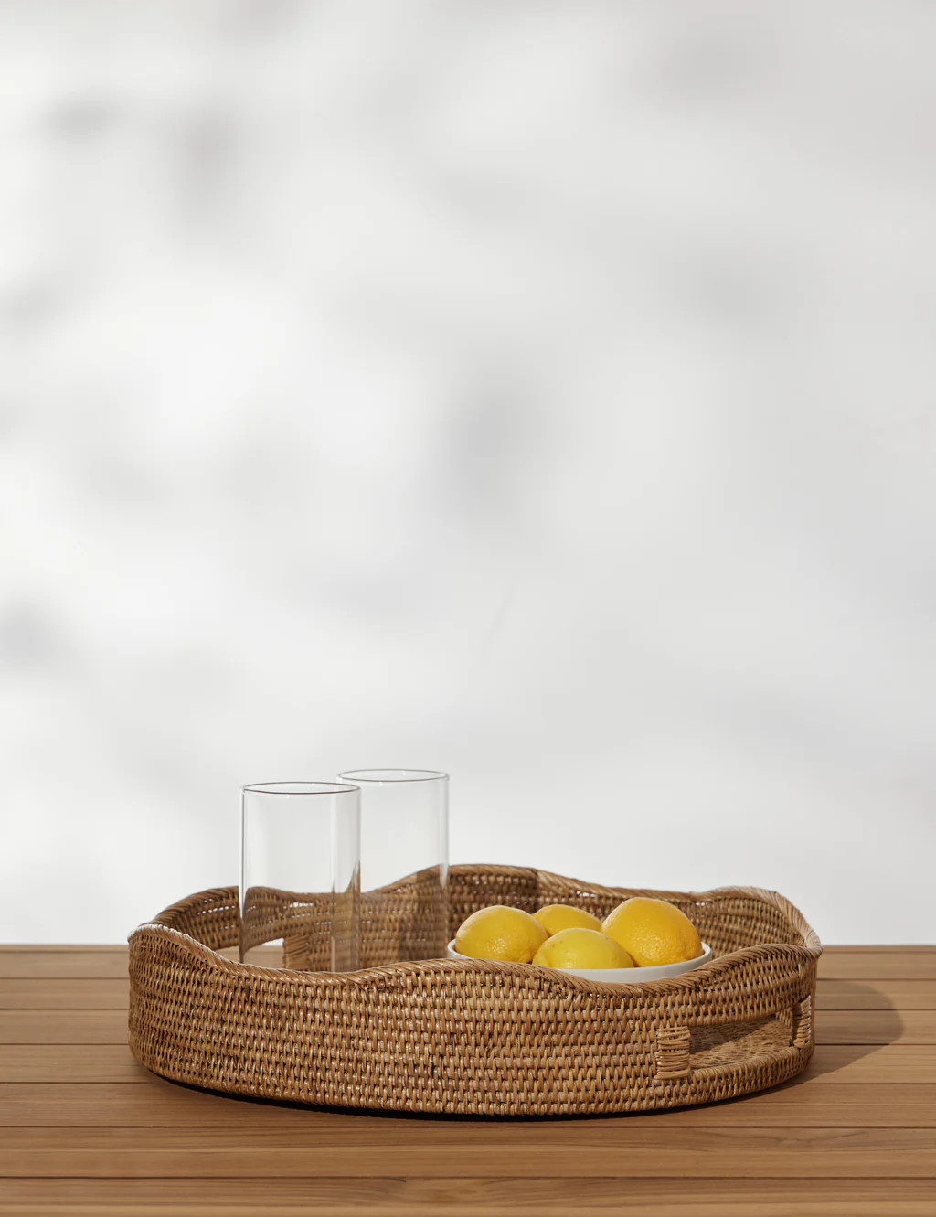 Tyna Rattan Tray | Lulu and Georgia 
