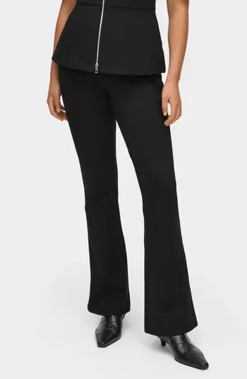 ALIGNE Edie Flare Leg Stretch Ponte Pants in Black at Nordstrom Rack, Size 8 | Nordstrom Rack