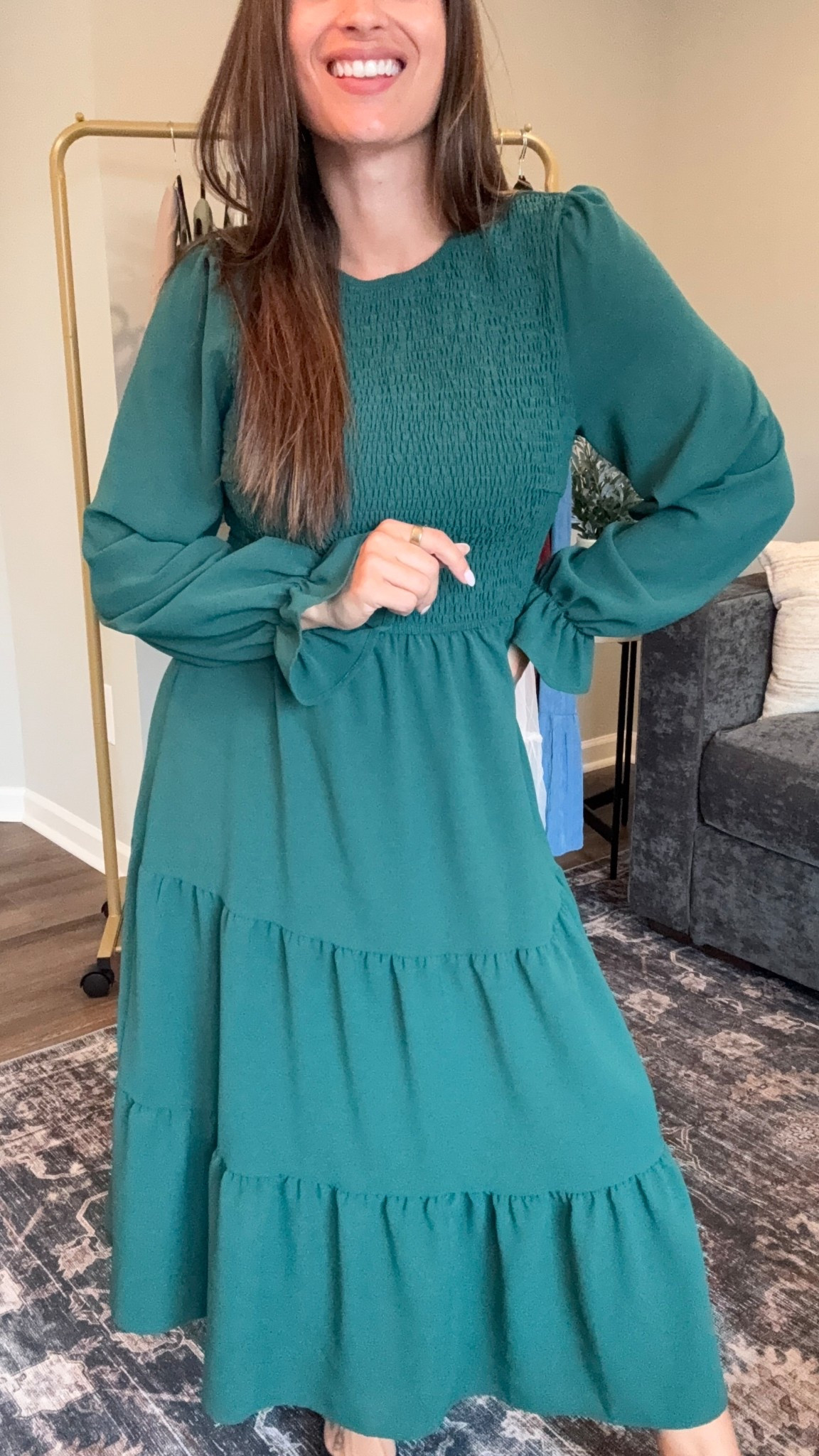 How gorgeous is this color?! It would be perfect for fall family photos! 

#LTKStyleTip #LTKFindsUnder50 #LTKSeasonal