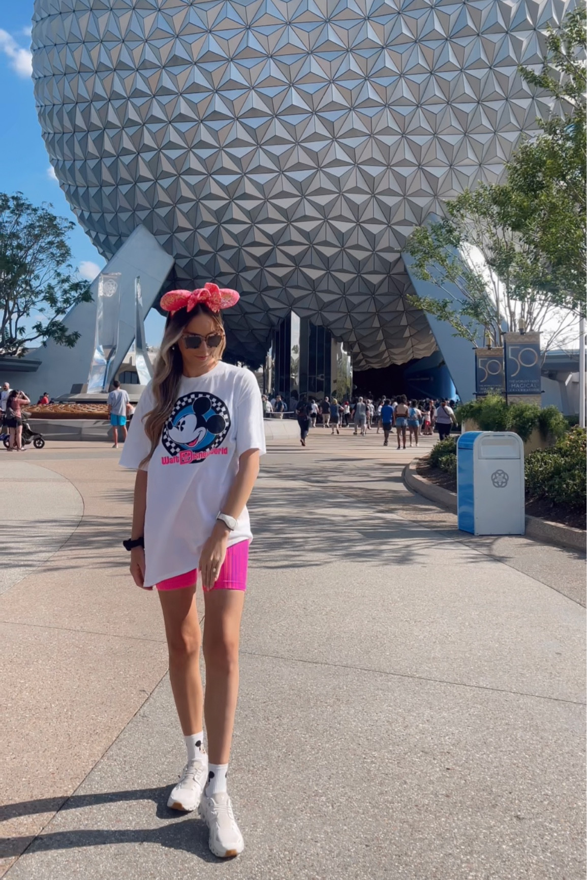 SHIRT IS OLD FROM SHOP DISNEY BUT LINKED SIMILAR 🤍 Disney Epcot Comfy Outfit Ideas #LTKdisney #disneyoutfit #disneyshirt #disneyoutfitideas  #disneystyle #minimaldisneystyle #disney #wdw #waltdisneyworld #disneyaesthetic #themeparkoutfit #comfyoutfit #disneyears #disneyphotoideas #disneyaesthetic #disneystyle #LTKdisneyoutfit #epcot minimal Disney style outfit ideas, Disney graphic tees, Amazon pink biker shorts skirt outfit, Mickey shirt, Disney outfit ideas, pink disney ears, Epcot outfit, biker shorts Outfit, on cloud 5 running shoes


#LTKstyletip #LTKtravel #LTKunder50